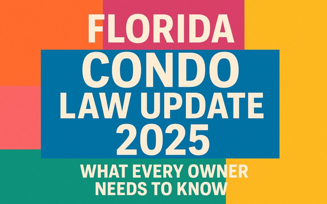Florida Condo Law Update 2025