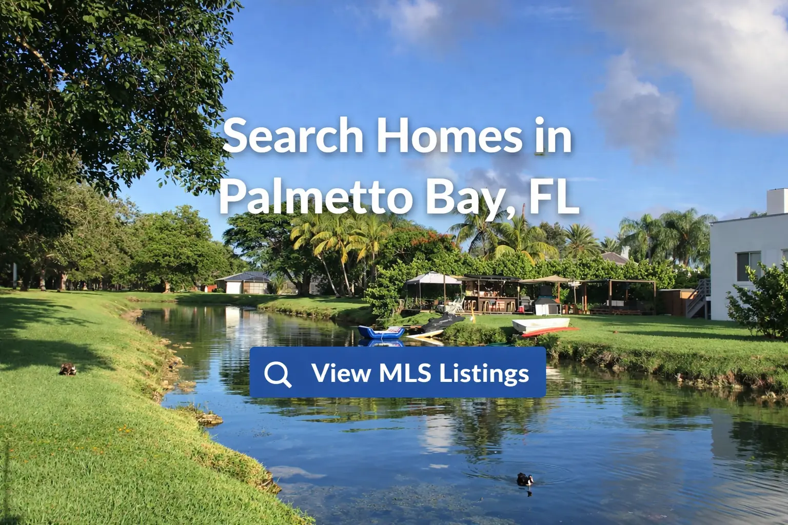 Homes for sale in Palmetto Bay FL waterfront neighborhood